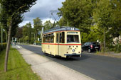 Bild: Ein LOWA-Triebwagen aus Rostock zu Gast in Potsdam.