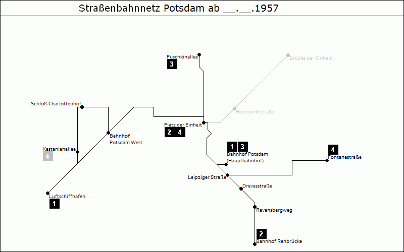 Bild: Grafische Darstellung Liniennetz ab __.__.1957