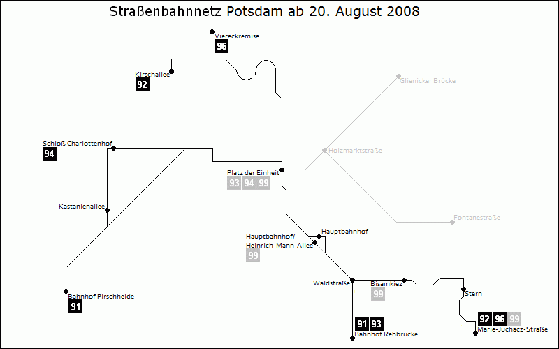 Bild: Grafische Darstellung Liniennetz ab 20. August 2008
