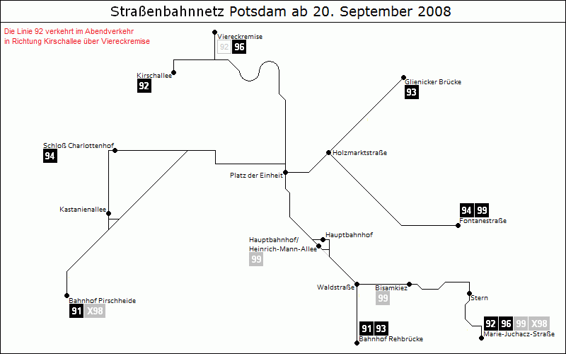 Bild: Grafische Darstellung Liniennetz ab 22. September 2008